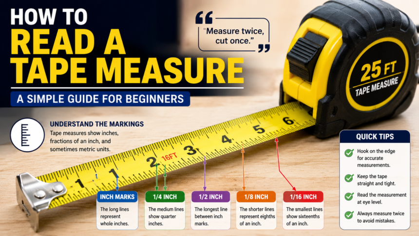 how to read a tape measure