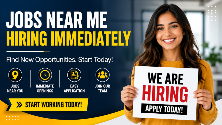 jobs near me hiring immediately