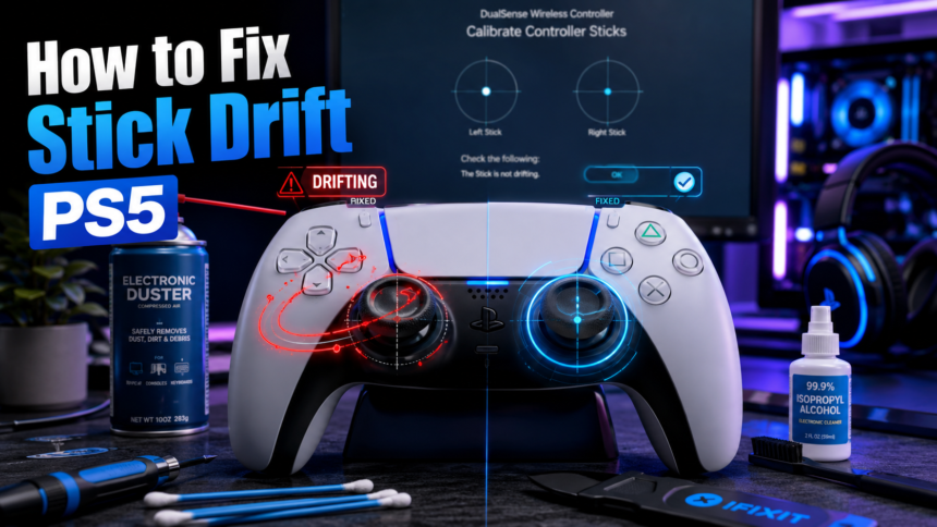 how to fix stick drift ps5 how to fix stick drift ps5