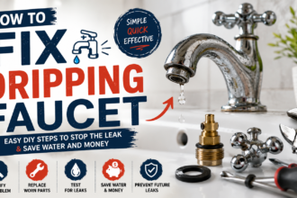 how to fix dripping faucet
