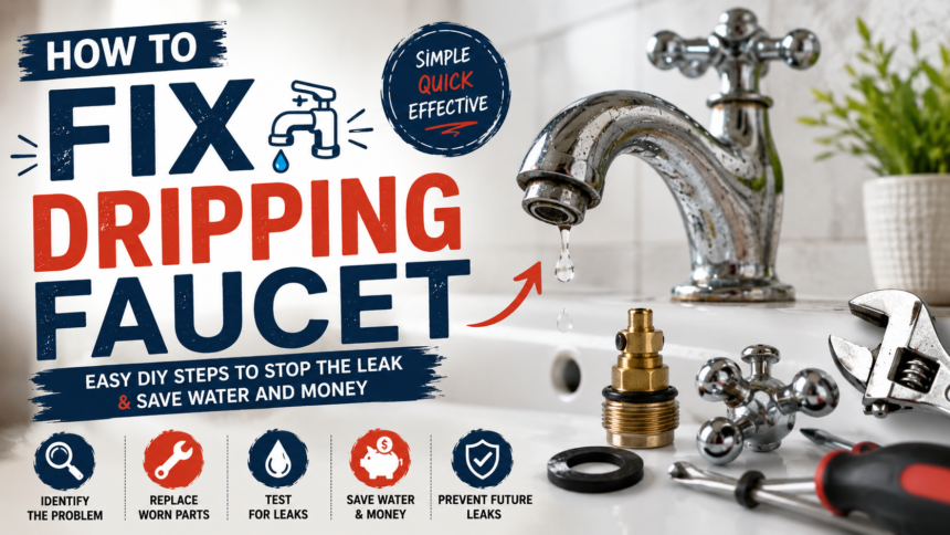 how to fix dripping faucet