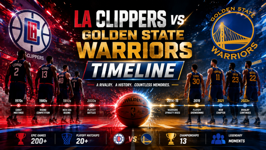 la clippers vs golden state warriors timeline