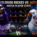 colorado rockies vs mets match player stats