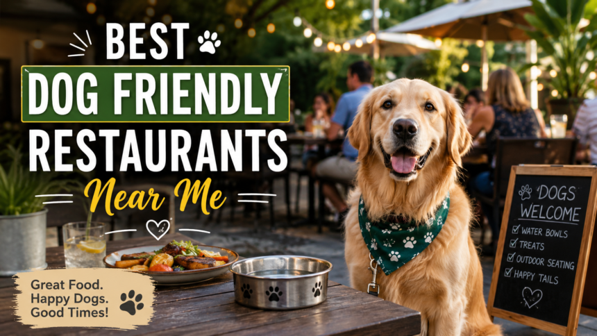 dog friendly restaurants near me​