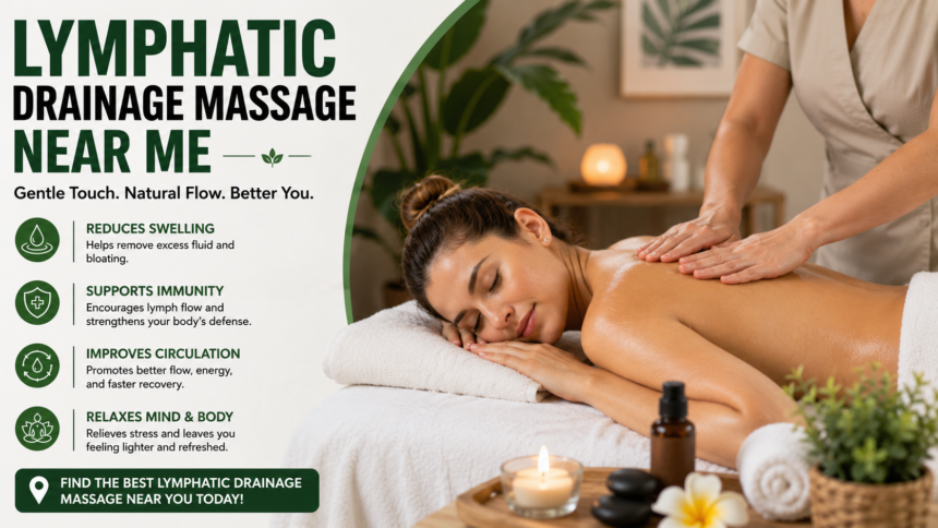 lymphatic drainage massage near me​