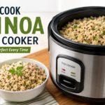 # **How to Cook Quinoa in Rice Cooker: The Easiest Way to Get Perfect Quinoa Every Time** Quinoa has become one of the most popular healthy grains because it is nutritious, versatile, and easy to prepare. If you've ever wondered **how to cook quinoa in rice cooker**, you'll be happy to know that the process is incredibly simple. A rice cooker takes the guesswork out of cooking and helps you achieve fluffy, perfectly cooked quinoa with very little effort. Whether you're meal prepping for the week, making a healthy side dish, or creating the base for a salad bowl, learning **how to cook quinoa in rice cooker** can save you time and make cooking much easier. ## Why Use a Rice Cooker for Quinoa? Many people cook quinoa on the stovetop, but a rice cooker offers several advantages. * **Hands-free cooking** * **Consistent results** * **Less chance of burning** * **Easy cleanup** * **Perfect for meal prep** A rice cooker works by automatically controlling temperature and cooking time, which means you don't have to watch the pot constantly. As many home cooks say, "The best kitchen tool is the one that lets you do something else while dinner cooks itself." ## What Is Quinoa? Quinoa is technically a seed, but it's commonly prepared and eaten like a grain. It comes in several varieties, including: * White quinoa * Red quinoa * Black quinoa * Tri-color quinoa blends It has a mild, slightly nutty flavor and a fluffy texture when cooked properly. One reason people love quinoa is that it's naturally gluten-free and contains all nine essential amino acids, making it a complete protein source. ## Ingredients You Need To learn **how to cook quinoa in rice cooker**, you'll only need a few simple ingredients. ### Basic Recipe * 1 cup quinoa * 2 cups water or broth * Pinch of salt (optional) Using vegetable or chicken broth instead of water can add extra flavor without much additional effort. ## Step 1: Rinse the Quinoa Before cooking, rinse the quinoa thoroughly under cold running water. Quinoa has a natural coating called saponin, which can create a bitter taste if not removed. A fine-mesh strainer works best for this step. Even if the package says pre-rinsed, a quick rinse can still improve the final flavor. ## Step 2: Add Ingredients to the Rice Cooker Place the rinsed quinoa into the rice cooker bowl. Add: * 2 cups water or broth * Optional salt * Optional seasonings Stir everything gently so the liquid is evenly distributed. This simple setup is the foundation of **how to cook quinoa in rice cooker** successfully. ## Step 3: Start the Rice Cooker Close the lid and select the regular rice setting. Most rice cookers do not have a specific quinoa setting, but the standard white rice setting works perfectly. Once started, the rice cooker will handle the cooking process automatically. ## Step 4: Let It Rest After the rice cooker switches to the "Warm" setting, allow the quinoa to sit for about 5 to 10 minutes. This resting period helps absorb any remaining moisture and improves the texture. Skipping this step can leave quinoa slightly wet or sticky. ## Step 5: Fluff and Serve Use a fork to fluff the quinoa gently. Fluffing separates the grains and creates the light, airy texture quinoa is known for. At this point, your quinoa is ready to eat or use in recipes. Congratulations—you now know exactly **how to cook quinoa in rice cooker** with minimal effort. ## Perfect Quinoa Water Ratio One of the most common questions about **how to cook quinoa in rice cooker** is the water ratio. For most rice cookers, the ideal ratio is: * **1 cup quinoa** * **2 cups liquid** Some people prefer a slightly firmer texture and use 1¾ cups liquid instead. Testing both methods can help you find your preferred consistency. ## How Long Does Quinoa Take in a Rice Cooker? Cooking time varies depending on the rice cooker model. Generally, quinoa takes: * 20–30 minutes to cook * 5–10 minutes resting time This means you can usually have perfectly cooked quinoa in under 40 minutes. ## Tips for Better-Tasting Quinoa ### Use Broth Instead of Water Broth adds depth and richness to quinoa without requiring additional ingredients. ### Add Herbs and Spices Try adding: * Garlic powder * Onion powder * Black pepper * Italian seasoning * Paprika These simple additions can transform plain quinoa into a flavorful side dish. ### Mix in Fresh Ingredients After cooking, consider adding: * Chopped parsley * Green onions * Lemon juice * Fresh cilantro These ingredients brighten the flavor and make quinoa more exciting. ## Common Mistakes to Avoid ### Not Rinsing Quinoa Failing to rinse quinoa can leave a bitter aftertaste. ### Using Too Much Water Excess water can make quinoa mushy and less appealing. ### Opening the Lid Too Often Every time the lid is opened, steam escapes and can affect cooking performance. ### Skipping the Resting Time The resting period is important for achieving fluffy grains. When learning **how to cook quinoa in rice cooker**, avoiding these mistakes can dramatically improve your results. ## Meal Prep Benefits Quinoa is one of the best foods for meal prep because it stores well and works in many dishes. You can cook a large batch and use it throughout the week for: * Lunch bowls * Salads * Stir-fries * Soups * Breakfast bowls Many people prepare quinoa on Sunday and enjoy healthy meals for several days afterward. ## Delicious Ways to Use Cooked Quinoa ### Quinoa Salad Mix quinoa with cucumbers, tomatoes, red onions, and a lemon vinaigrette. ### Protein Bowls Pair quinoa with grilled chicken, roasted vegetables, and avocado. ### Breakfast Quinoa Top warm quinoa with berries, nuts, and honey. ### Soup Add-In Use quinoa as a nutritious replacement for rice or pasta in soups. Learning **how to cook quinoa in rice cooker** opens the door to countless meal possibilities. ## Storing Leftover Quinoa Cooked quinoa stores very well. ### Refrigerator Store in an airtight container for up to 5 days. ### Freezer Freeze portions for up to 3 months. This makes quinoa a convenient option for busy schedules and weekly meal planning. ## Can You Cook Other Ingredients With Quinoa? Yes. Many people cook quinoa with additional ingredients to create more flavorful meals. Popular additions include: * Frozen vegetables * Diced carrots * Peas * Corn * Mushrooms You can also add seasonings directly into the cooking liquid. Just be careful not to overload the rice cooker, as this may affect cooking performance. ## Is Rice Cooker Quinoa Better Than Stovetop Quinoa? Both methods work well, but many people prefer the rice cooker method because it requires less attention. With stovetop cooking, you must monitor heat levels and timing. A rice cooker handles those details automatically. As one cooking saying goes, "Consistency is what turns a good recipe into a great habit." That's exactly why so many people prefer using a rice cooker. ## Final Thoughts Learning **how to cook quinoa in rice cooker** is one of the easiest kitchen skills you can master. With just quinoa, water, and a rice cooker, you can create a nutritious, versatile ingredient for countless meals. The process is simple: rinse the quinoa, add the correct amount of liquid, start the rice cooker, let it rest, and fluff before serving. Once you've mastered **how to cook quinoa in rice cooker**, you'll have a reliable, healthy staple ready whenever you need it. Whether you're meal prepping, making a quick lunch, or preparing dinner for the family, rice cooker quinoa delivers consistent and delicious results every time. ## Meta Title **How to Cook Quinoa in Rice Cooker – Foolproof Method for Perfect Fluffy Quinoa** ## Meta Description how to cook quinoa in rice cooker