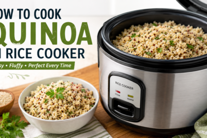 # **How to Cook Quinoa in Rice Cooker: The Easiest Way to Get Perfect Quinoa Every Time** Quinoa has become one of the most popular healthy grains because it is nutritious, versatile, and easy to prepare. If you've ever wondered **how to cook quinoa in rice cooker**, you'll be happy to know that the process is incredibly simple. A rice cooker takes the guesswork out of cooking and helps you achieve fluffy, perfectly cooked quinoa with very little effort. Whether you're meal prepping for the week, making a healthy side dish, or creating the base for a salad bowl, learning **how to cook quinoa in rice cooker** can save you time and make cooking much easier. ## Why Use a Rice Cooker for Quinoa? Many people cook quinoa on the stovetop, but a rice cooker offers several advantages. * **Hands-free cooking** * **Consistent results** * **Less chance of burning** * **Easy cleanup** * **Perfect for meal prep** A rice cooker works by automatically controlling temperature and cooking time, which means you don't have to watch the pot constantly. As many home cooks say, "The best kitchen tool is the one that lets you do something else while dinner cooks itself." ## What Is Quinoa? Quinoa is technically a seed, but it's commonly prepared and eaten like a grain. It comes in several varieties, including: * White quinoa * Red quinoa * Black quinoa * Tri-color quinoa blends It has a mild, slightly nutty flavor and a fluffy texture when cooked properly. One reason people love quinoa is that it's naturally gluten-free and contains all nine essential amino acids, making it a complete protein source. ## Ingredients You Need To learn **how to cook quinoa in rice cooker**, you'll only need a few simple ingredients. ### Basic Recipe * 1 cup quinoa * 2 cups water or broth * Pinch of salt (optional) Using vegetable or chicken broth instead of water can add extra flavor without much additional effort. ## Step 1: Rinse the Quinoa Before cooking, rinse the quinoa thoroughly under cold running water. Quinoa has a natural coating called saponin, which can create a bitter taste if not removed. A fine-mesh strainer works best for this step. Even if the package says pre-rinsed, a quick rinse can still improve the final flavor. ## Step 2: Add Ingredients to the Rice Cooker Place the rinsed quinoa into the rice cooker bowl. Add: * 2 cups water or broth * Optional salt * Optional seasonings Stir everything gently so the liquid is evenly distributed. This simple setup is the foundation of **how to cook quinoa in rice cooker** successfully. ## Step 3: Start the Rice Cooker Close the lid and select the regular rice setting. Most rice cookers do not have a specific quinoa setting, but the standard white rice setting works perfectly. Once started, the rice cooker will handle the cooking process automatically. ## Step 4: Let It Rest After the rice cooker switches to the "Warm" setting, allow the quinoa to sit for about 5 to 10 minutes. This resting period helps absorb any remaining moisture and improves the texture. Skipping this step can leave quinoa slightly wet or sticky. ## Step 5: Fluff and Serve Use a fork to fluff the quinoa gently. Fluffing separates the grains and creates the light, airy texture quinoa is known for. At this point, your quinoa is ready to eat or use in recipes. Congratulations—you now know exactly **how to cook quinoa in rice cooker** with minimal effort. ## Perfect Quinoa Water Ratio One of the most common questions about **how to cook quinoa in rice cooker** is the water ratio. For most rice cookers, the ideal ratio is: * **1 cup quinoa** * **2 cups liquid** Some people prefer a slightly firmer texture and use 1¾ cups liquid instead. Testing both methods can help you find your preferred consistency. ## How Long Does Quinoa Take in a Rice Cooker? Cooking time varies depending on the rice cooker model. Generally, quinoa takes: * 20–30 minutes to cook * 5–10 minutes resting time This means you can usually have perfectly cooked quinoa in under 40 minutes. ## Tips for Better-Tasting Quinoa ### Use Broth Instead of Water Broth adds depth and richness to quinoa without requiring additional ingredients. ### Add Herbs and Spices Try adding: * Garlic powder * Onion powder * Black pepper * Italian seasoning * Paprika These simple additions can transform plain quinoa into a flavorful side dish. ### Mix in Fresh Ingredients After cooking, consider adding: * Chopped parsley * Green onions * Lemon juice * Fresh cilantro These ingredients brighten the flavor and make quinoa more exciting. ## Common Mistakes to Avoid ### Not Rinsing Quinoa Failing to rinse quinoa can leave a bitter aftertaste. ### Using Too Much Water Excess water can make quinoa mushy and less appealing. ### Opening the Lid Too Often Every time the lid is opened, steam escapes and can affect cooking performance. ### Skipping the Resting Time The resting period is important for achieving fluffy grains. When learning **how to cook quinoa in rice cooker**, avoiding these mistakes can dramatically improve your results. ## Meal Prep Benefits Quinoa is one of the best foods for meal prep because it stores well and works in many dishes. You can cook a large batch and use it throughout the week for: * Lunch bowls * Salads * Stir-fries * Soups * Breakfast bowls Many people prepare quinoa on Sunday and enjoy healthy meals for several days afterward. ## Delicious Ways to Use Cooked Quinoa ### Quinoa Salad Mix quinoa with cucumbers, tomatoes, red onions, and a lemon vinaigrette. ### Protein Bowls Pair quinoa with grilled chicken, roasted vegetables, and avocado. ### Breakfast Quinoa Top warm quinoa with berries, nuts, and honey. ### Soup Add-In Use quinoa as a nutritious replacement for rice or pasta in soups. Learning **how to cook quinoa in rice cooker** opens the door to countless meal possibilities. ## Storing Leftover Quinoa Cooked quinoa stores very well. ### Refrigerator Store in an airtight container for up to 5 days. ### Freezer Freeze portions for up to 3 months. This makes quinoa a convenient option for busy schedules and weekly meal planning. ## Can You Cook Other Ingredients With Quinoa? Yes. Many people cook quinoa with additional ingredients to create more flavorful meals. Popular additions include: * Frozen vegetables * Diced carrots * Peas * Corn * Mushrooms You can also add seasonings directly into the cooking liquid. Just be careful not to overload the rice cooker, as this may affect cooking performance. ## Is Rice Cooker Quinoa Better Than Stovetop Quinoa? Both methods work well, but many people prefer the rice cooker method because it requires less attention. With stovetop cooking, you must monitor heat levels and timing. A rice cooker handles those details automatically. As one cooking saying goes, "Consistency is what turns a good recipe into a great habit." That's exactly why so many people prefer using a rice cooker. ## Final Thoughts Learning **how to cook quinoa in rice cooker** is one of the easiest kitchen skills you can master. With just quinoa, water, and a rice cooker, you can create a nutritious, versatile ingredient for countless meals. The process is simple: rinse the quinoa, add the correct amount of liquid, start the rice cooker, let it rest, and fluff before serving. Once you've mastered **how to cook quinoa in rice cooker**, you'll have a reliable, healthy staple ready whenever you need it. Whether you're meal prepping, making a quick lunch, or preparing dinner for the family, rice cooker quinoa delivers consistent and delicious results every time. ## Meta Title **How to Cook Quinoa in Rice Cooker – Foolproof Method for Perfect Fluffy Quinoa** ## Meta Description how to cook quinoa in rice cooker