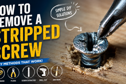 how to remove a stripped screw