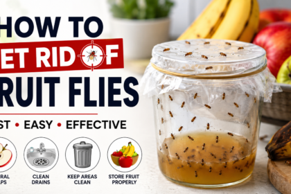 how to get rid of fruit flies​