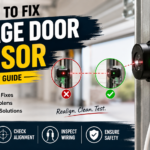 how to fix garage door sensor