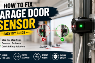 how to fix garage door sensor