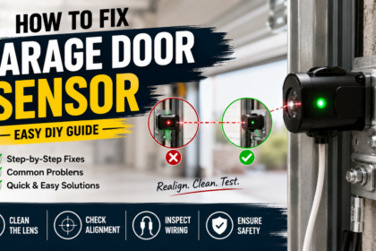 how to fix garage door sensor