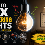 how to fix flickering lights