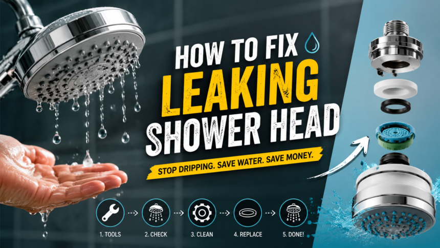 how to fix leaking shower head how to fix leaking shower head