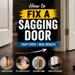how to fix a sagging door