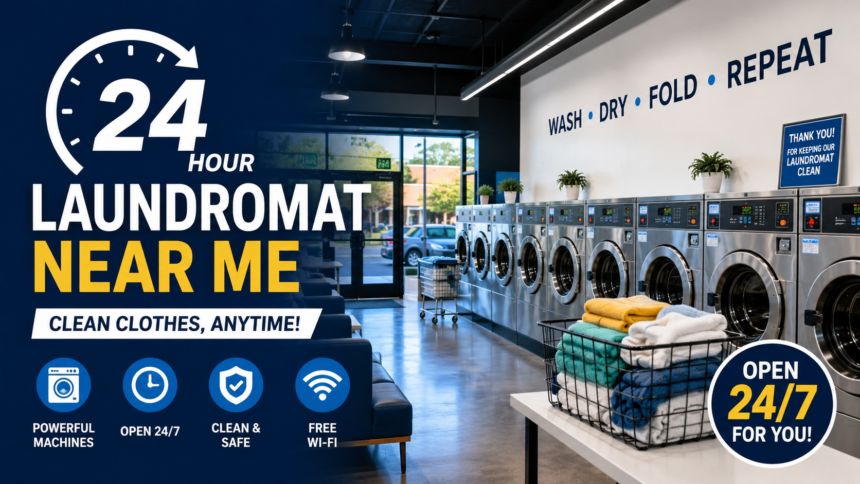 24 hour laundromat near me