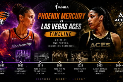 phoenix mercury vs las vegas aces timeline​