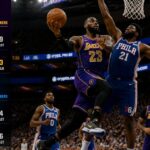lakers vs 76ers match player stats