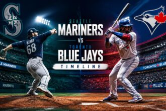 seattle mariners vs toronto blue jays timeline