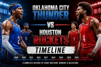 oklahoma city thunder vs houston rockets timeline