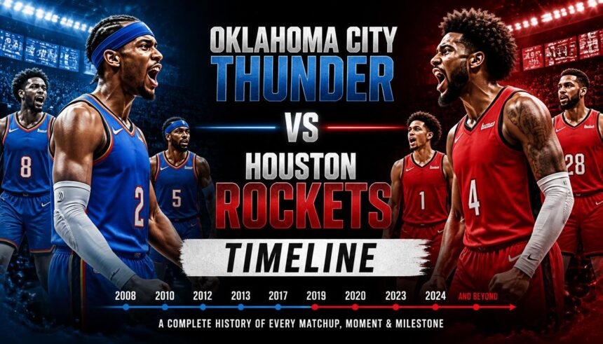 oklahoma city thunder vs houston rockets timeline