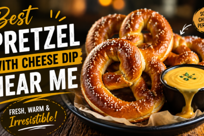 best pretzel with cheese dip near me